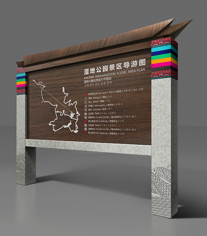 戶外導(dǎo)視牌